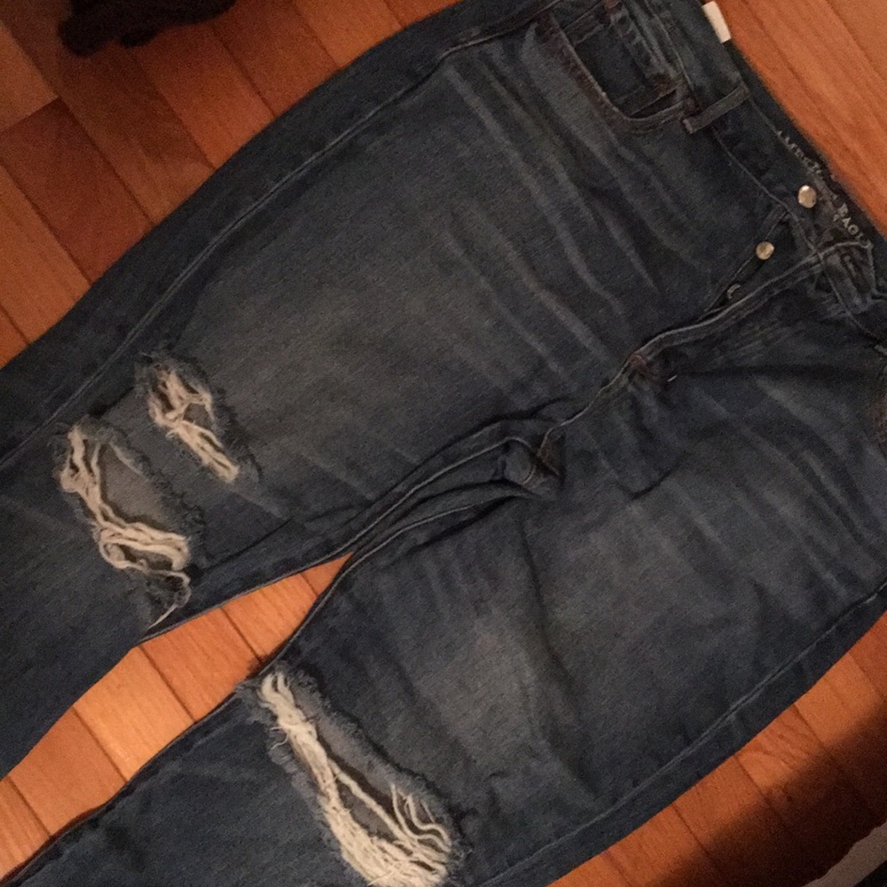 American Eagle Hi-Rise Girlfriend Jean size 14